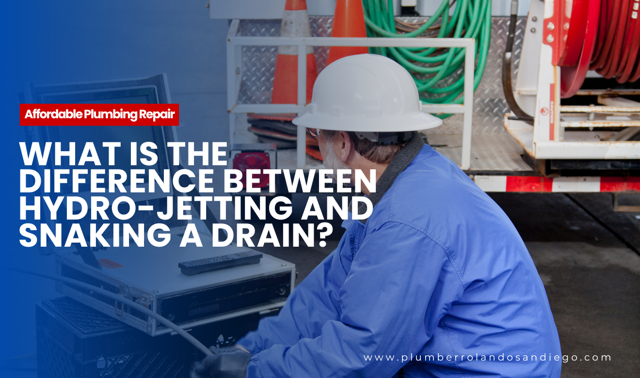 best affordable hydro-jetting plumber San Diego