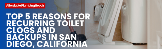 Top 5 Reasons for Recurring Toilet Clogs and Backups in San Diego, California