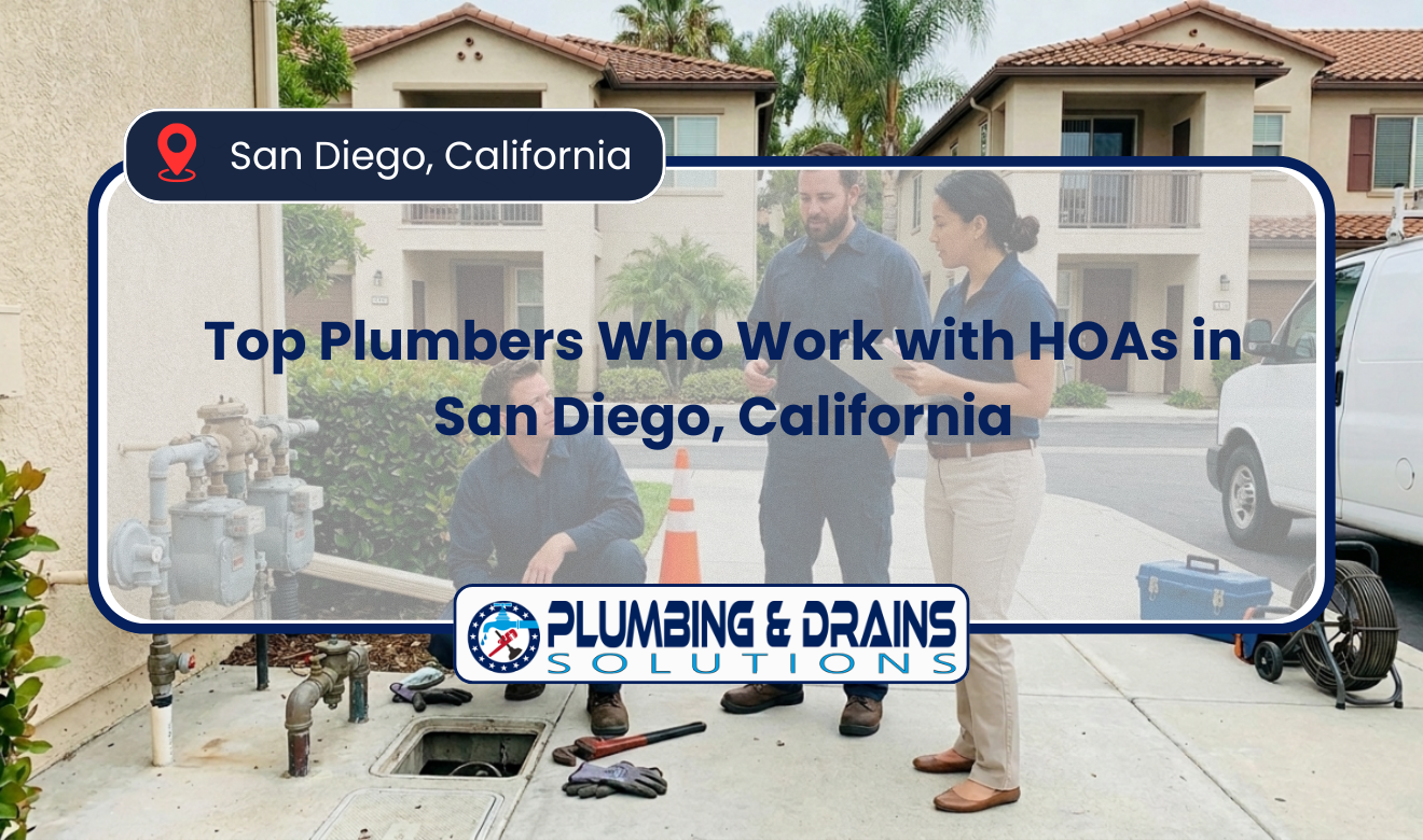 plumbers who work with HOAs in San Diego