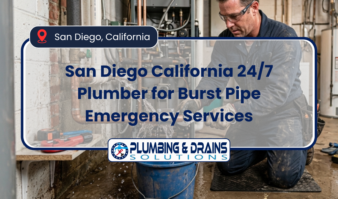 24/7 plumber for burst pipe San Diego