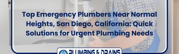 Top Emergency Plumbers Near Normal Heights, San Diego, California: Quick Solutions for Urgent Plumbing Needs