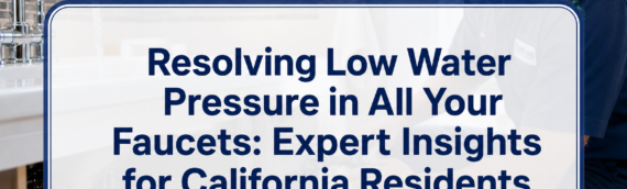 Resolving Low Water Pressure in All Your Faucets: Expert Insights for California Residents